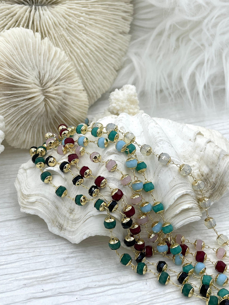 Crystal rosary chain discount