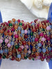 Image of Colorful Agate Stone Beaded Rosary Chains, Beaded Chains, 4 styles. 4.5mm round stone beads, Gold Wire, Sold by the foot. Fast ship