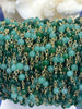 Image of Colorful Agate Stone Beaded Rosary Chains, Beaded Chains, 4 styles. 4.5mm round stone beads, Gold Wire, Sold by the foot. Fast ship