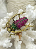 Image of Beetle Charm/Pendant, Enamel Rhinestone Pendant, Gold 46mm Pendants, Insect Pendants,Bug Pendants, 3 colors Fast Ship