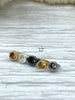 Image of Brass Tie Bar End Cap Connectors 6mm, End Cap With Tie Bars, DIY End Cap Clasps,Brass Clasp, Finding/connector, 5 colors Sold as a pair