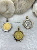 Image of Queen Elizabeth II Coin Pendant, Royal Pendant, Queen Pendant, Coin Bezel, Royal coin, Queen Elizabeth II Coin, 2 Styles. Fast Ship