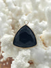 Image of Triangle Solitaire Crystal Pendant, Cubic Zirconia Crystal Pendant 18mm x 10mm 3 colors Fast Shipping
