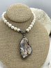 Image of Natural Agate Mixed Shape Pendants with Textured Burnished Silver Soldered Bezel. Variety of sizes and stones, all unique. Fast Ship