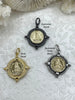 Image of Lion de la Gileppe Coin, Lion Pendant, Lion Medal, Lion Jewelry, Gold Lion coin, Lion Pendant, Lion de la Gileppe 3 bezel colors Fast Ship