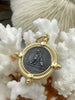 Image of Lion de la Gileppe Coin Reproduction, Lion Pendant, Lion Medal, Lion Jewelry, Lion Charm, de la Gileppe Medalion 5 bezel color Fast Ship