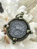 Image of Horse Coin Reproduction, Horse Pendant, Horse Coin, Equestrian Pendant, Equestrian Coins, Horse Coins, Horse Charms 5 bezel colors Fast Ship