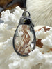 Image of Crystal Gunmetal Soldered Pendants and charms. Clear Glass Crystals, Teardrop, Round & Oval, 4 Styles to choose from. Fast Shipping