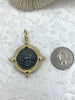 Image of Horse Coin Reproduction, Horse Pendant, Horse Coin, Equestrian Pendant, Equestrian Coins, Horse Coins, Horse Charms 5 bezel colors Fast Ship