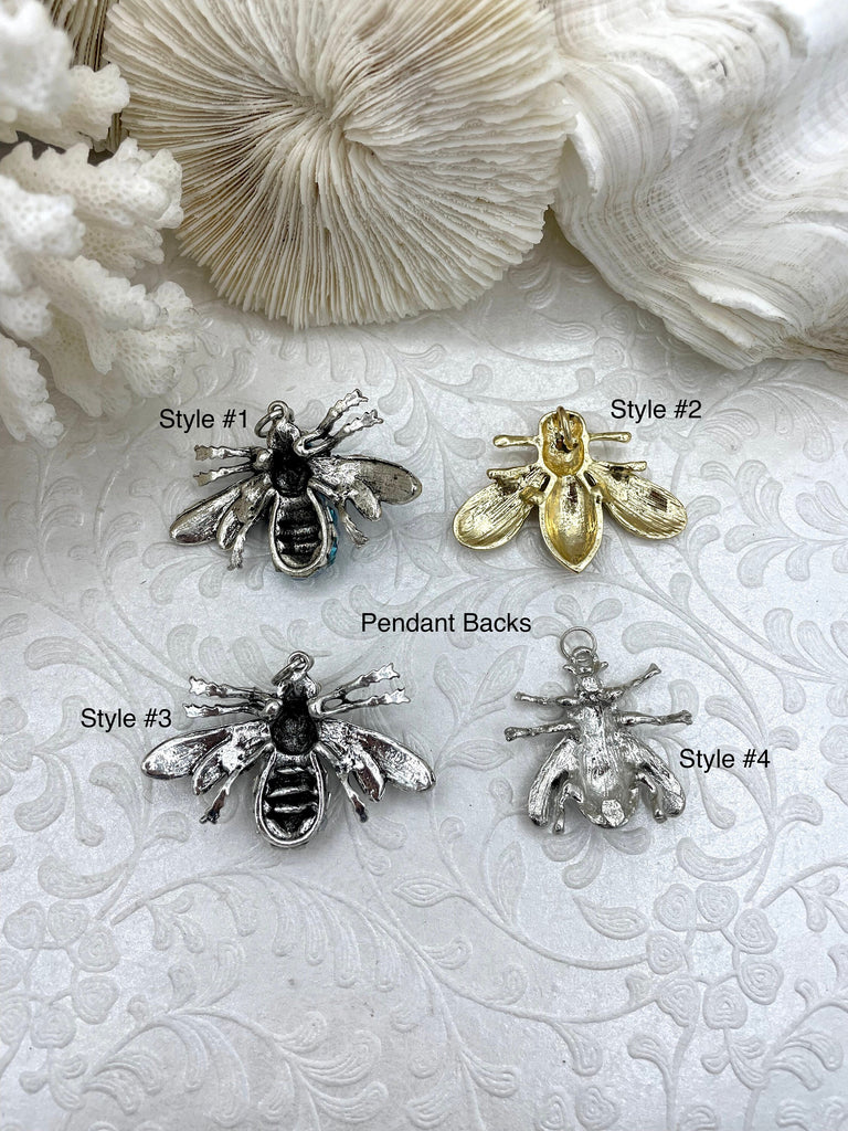 Gold Tone Bee Enamel Charms, Bee Charm, Jewellery Making, Metal Charm, Craft Supplies, Bumble Bee Charms, Craft Supplies, Bee Charms, Bees