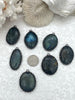 Image of AA Labradorite Pendants with Textured Burnished Silver and CZ Soldered Bezel. Variety of sizes and stones, all unique. Fast Ship