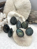Image of AA Labradorite Pendants with Textured Burnished Silver and CZ Soldered Bezel. Variety of sizes and stones, all unique. Fast Ship